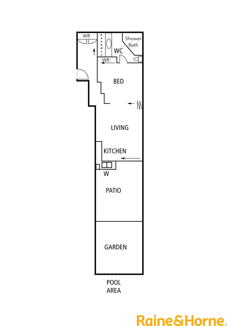 Floorplan of Homely unit listing, 2101/21 Macrossan Street (2101 MANTRA HERITAGE), Port Douglas QLD 4877