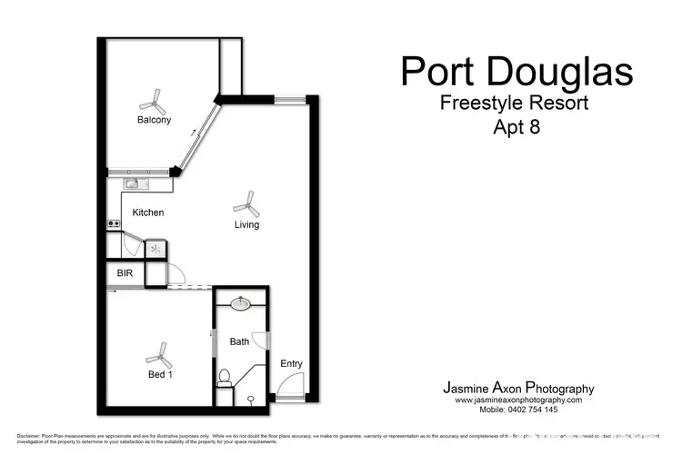 Floorplan of Homely unit listing, 8/47-49 Davidson Street, Port Douglas QLD 4877