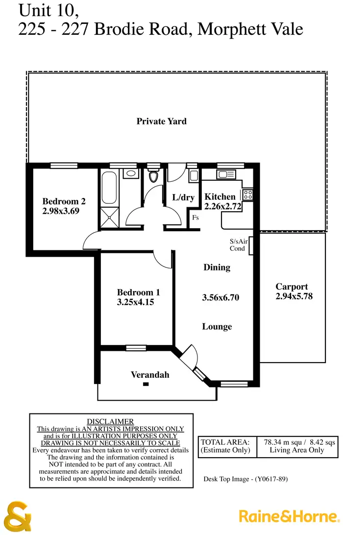 Floorplan of Homely unit listing, 10/225-227 Brodie Road, Morphett Vale SA 5162