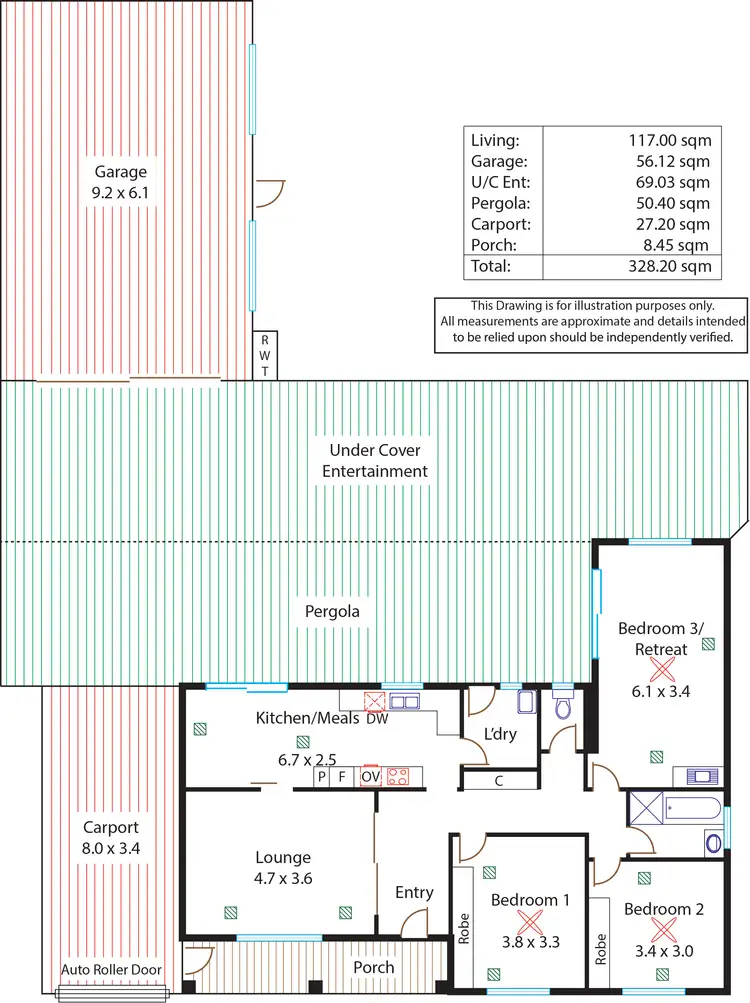 Floorplan of Homely house listing, 34 Guernsey Crescent, Salisbury North SA 5108