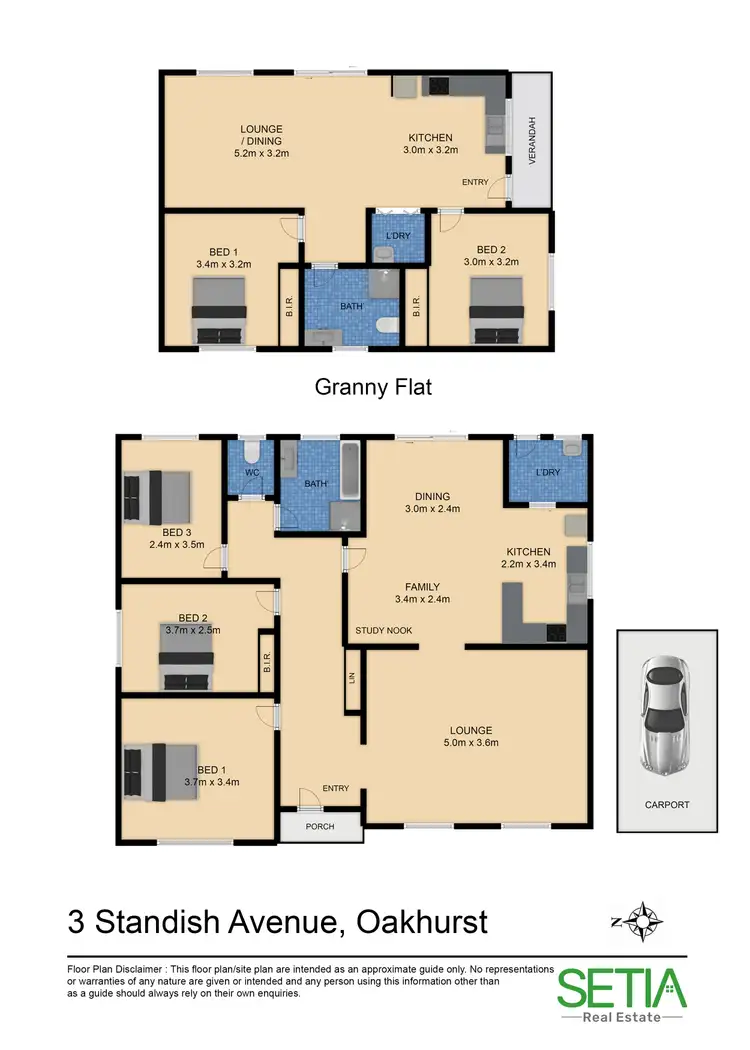 Floorplan of Homely house listing, 3 Standish Avenue, Oakhurst NSW 2761