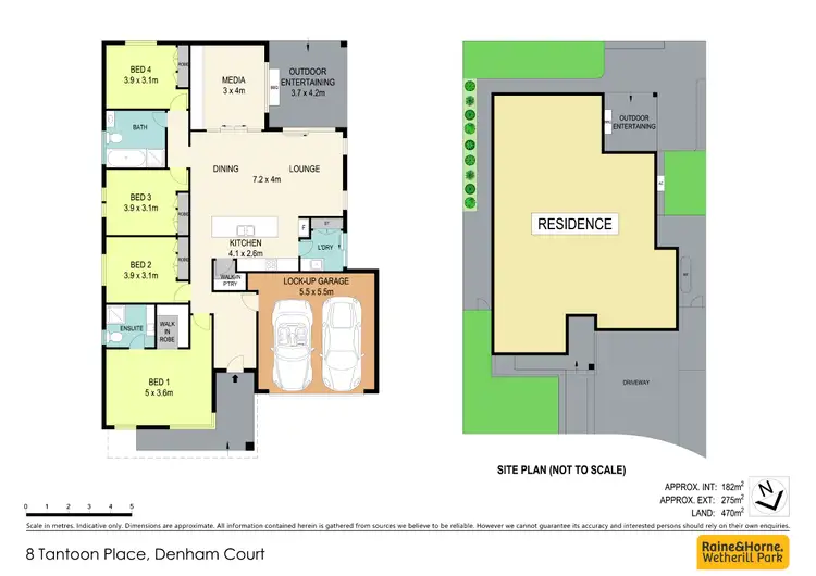 Floorplan of Homely house listing, 8 Tantoon Place, Denham Court NSW 2565