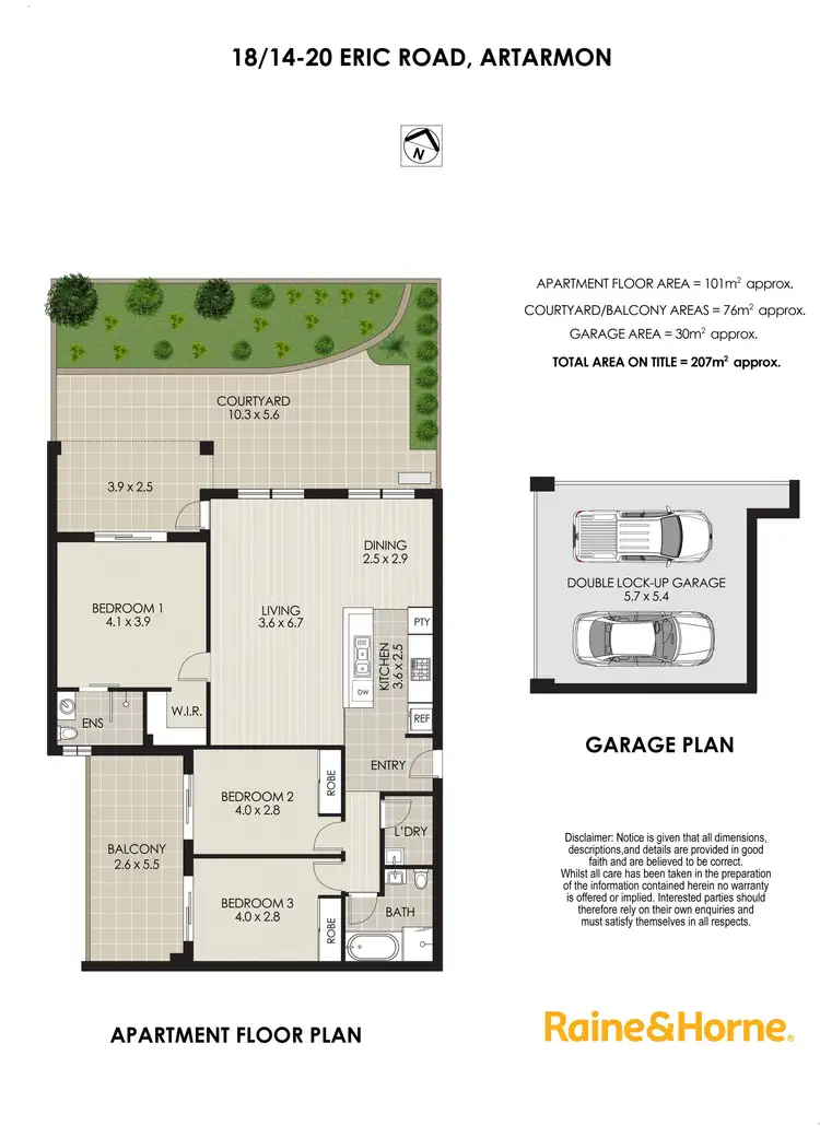Floorplan of Homely unit listing, 18/14-20 Eric Road, Artarmon NSW 2064