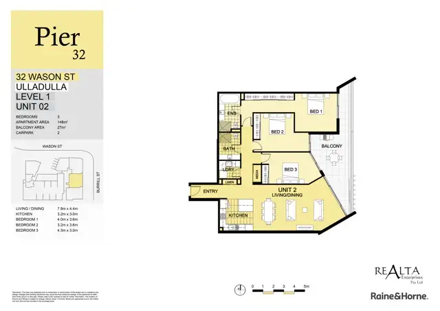 Floorplan of Homely apartment listing, Apartment G05 (2) Pier 32 Wason Street, Ulladulla NSW 2539