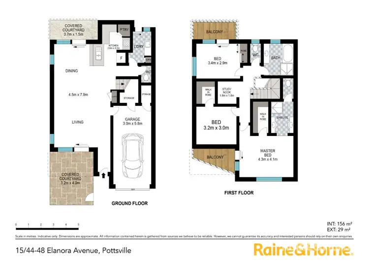 Floorplan of Homely townhouse listing, 15/44-48 Elanora Avenue, Pottsville NSW 2489