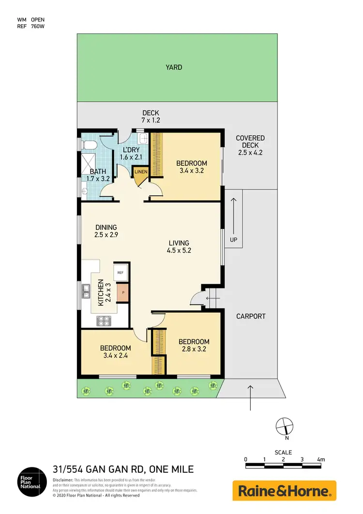 Floorplan of Homely house listing, 31/554 Gan Gan Road, One Mile NSW 2316