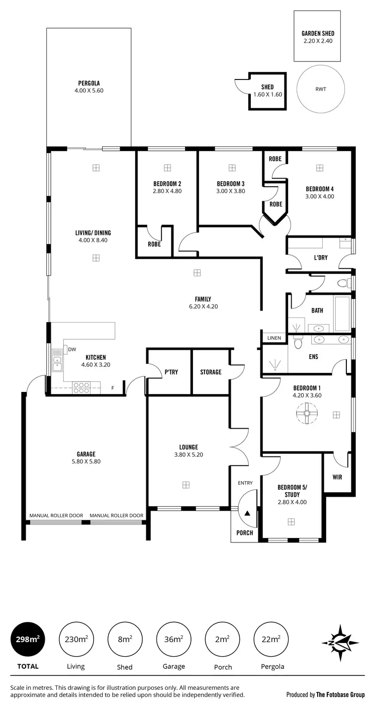 Floorplan of Homely house listing, 167 Rowley Road, Aldinga Beach SA 5173