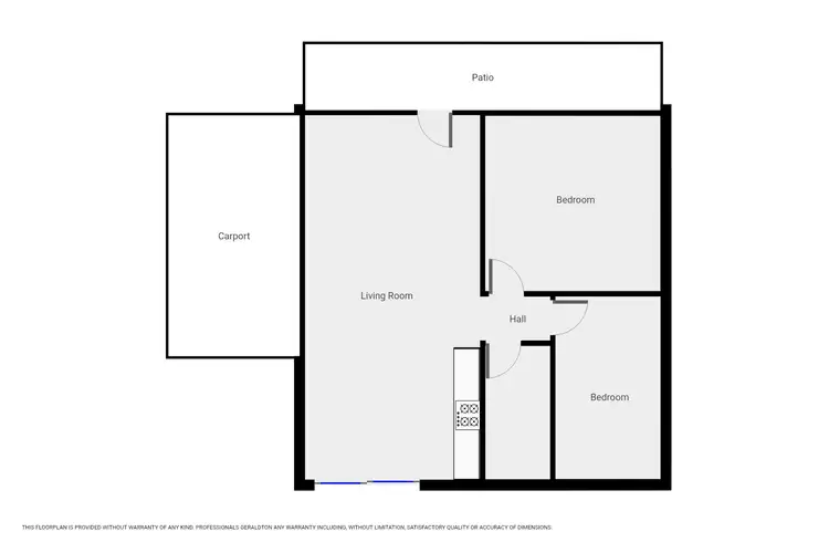Floorplan of Homely unit listing, 6/30 Tuart Street, Rangeway WA 6530