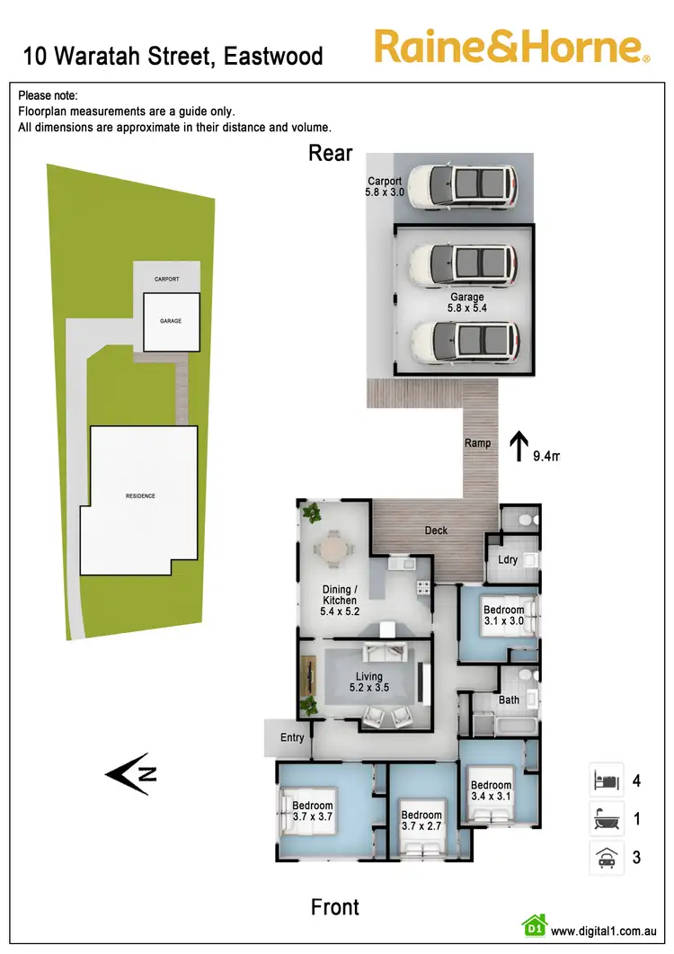 Floorplan of Homely house listing, 10 Waratah Street, Eastwood NSW 2122