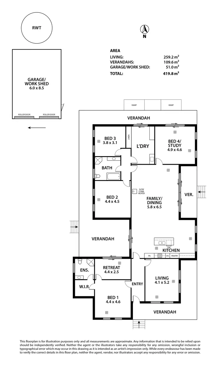 Floorplan of Homely house listing, 32 Trainers Way, Strathalbyn SA 5255