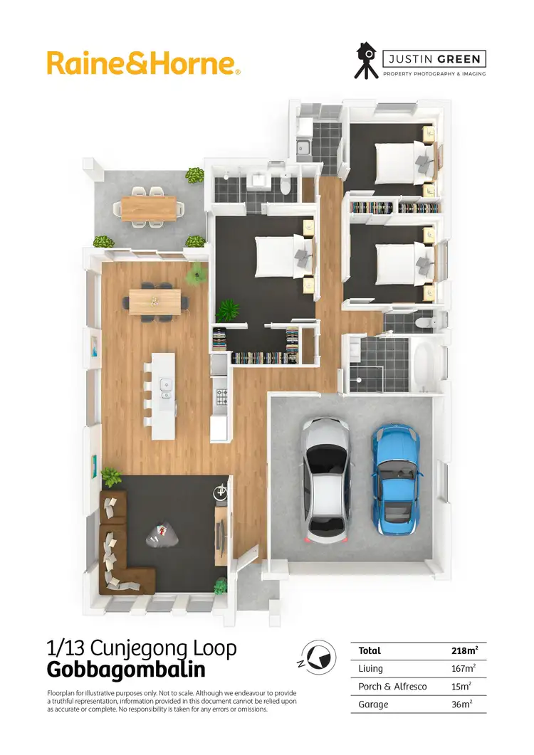 Floorplan of Homely house listing, 1/13 Cunjegong Loop, Gobbagombalin NSW 2650