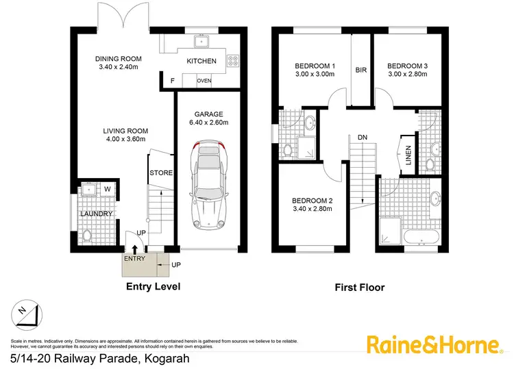 Floorplan of Homely townhouse listing, 5/14 Railway Parade, Kogarah NSW 2217