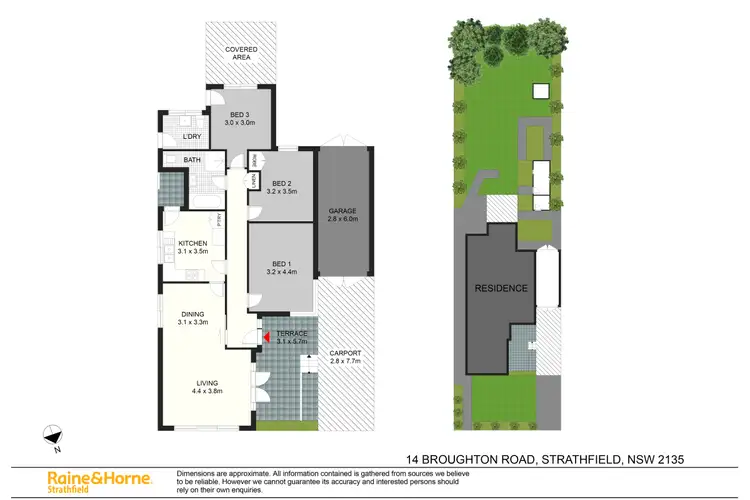 Floorplan of Homely house listing, 14 Broughton Road, Strathfield NSW 2135