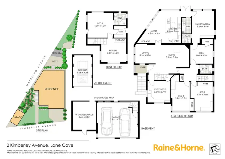 Floorplan of Homely house listing, 2 Kimberley Avenue, Lane Cove NSW 2066