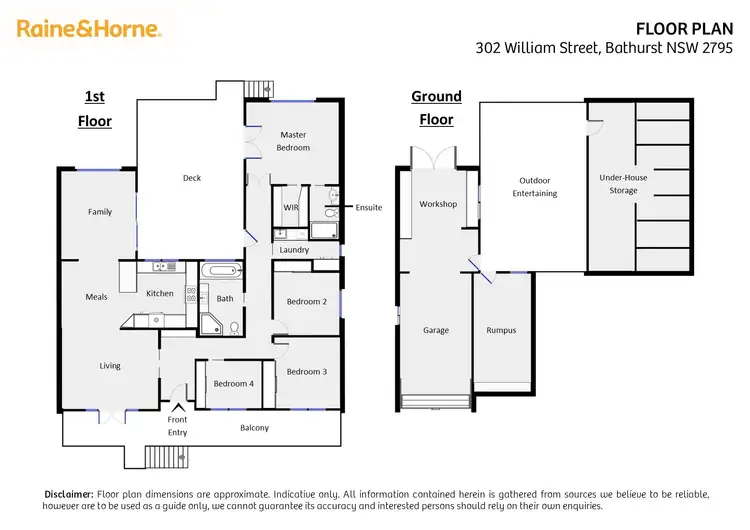 Floorplan of Homely house listing, 302 William Street, Bathurst NSW 2795