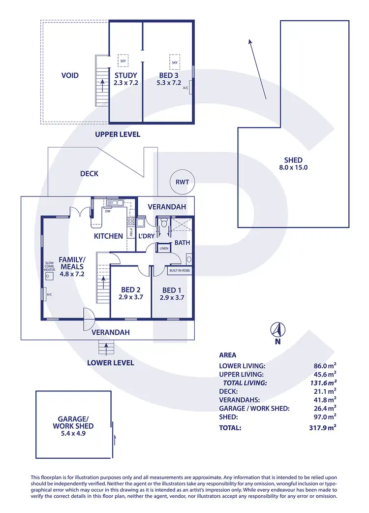 Floorplan of Homely house listing, 19 Olivedale Street, Birdwood SA 5234