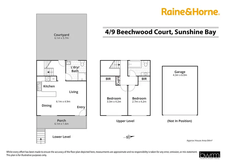 Floorplan of Homely unit listing, 4/9 Beechwood Court, Sunshine Bay NSW 2536