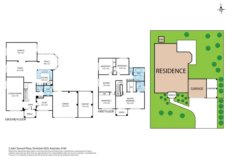 Floorplan of Homely house listing, 2 John Samuel Place, Ormiston QLD 4160