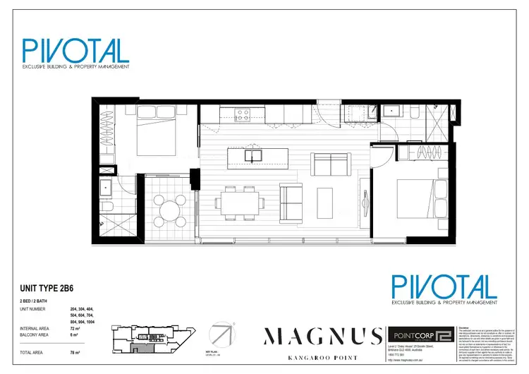 Floorplan of Homely apartment listing, 9042/59 O'Connell St, Kangaroo Point QLD 4169