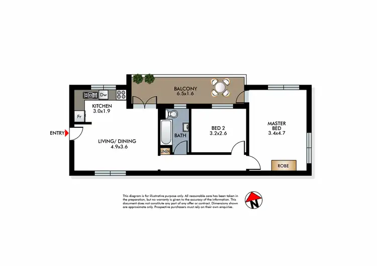 Floorplan of Homely apartment listing, 9/338 Military Road, Vaucluse NSW 2030