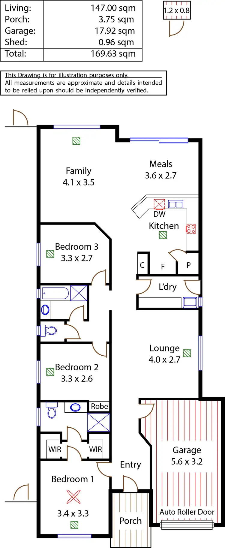 Floorplan of Homely house listing, 34A Barton Crescent, Burton SA 5110