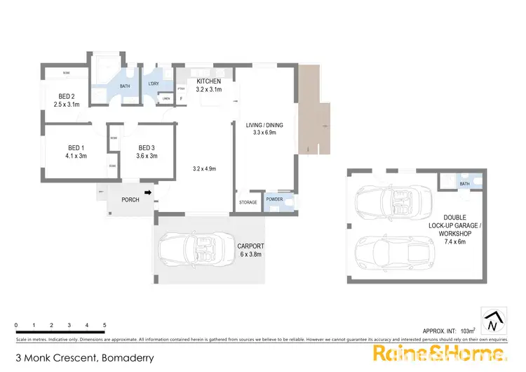 Floorplan of Homely house listing, 3 Monk Crescent, Bomaderry NSW 2541