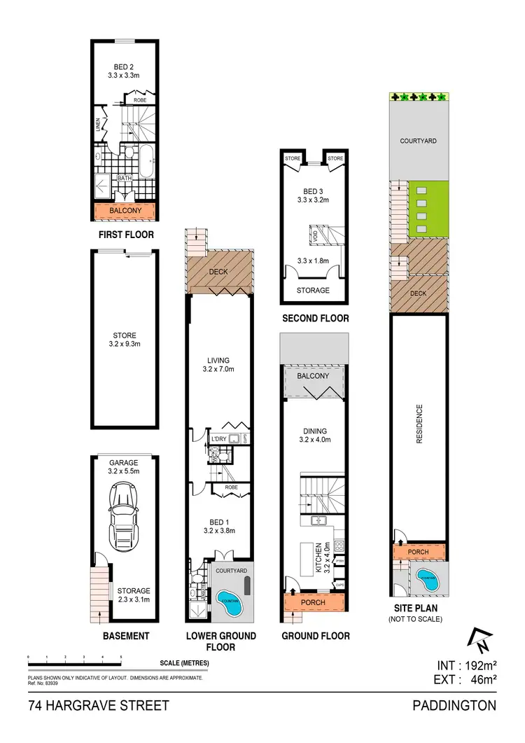 Floorplan of Homely house listing, 74 Hargrave Street, Paddington NSW 2021