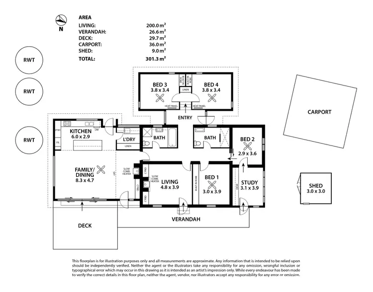 Floorplan of Homely house listing, 146 Gillman Road, Oakbank SA 5243