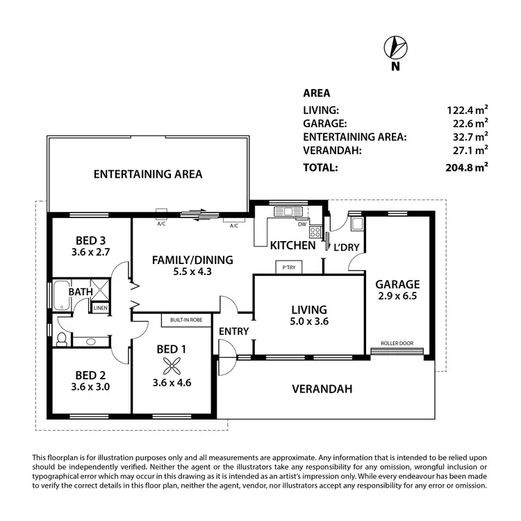Floorplan of Homely house listing, 6 Adams Street, Strathalbyn SA 5255