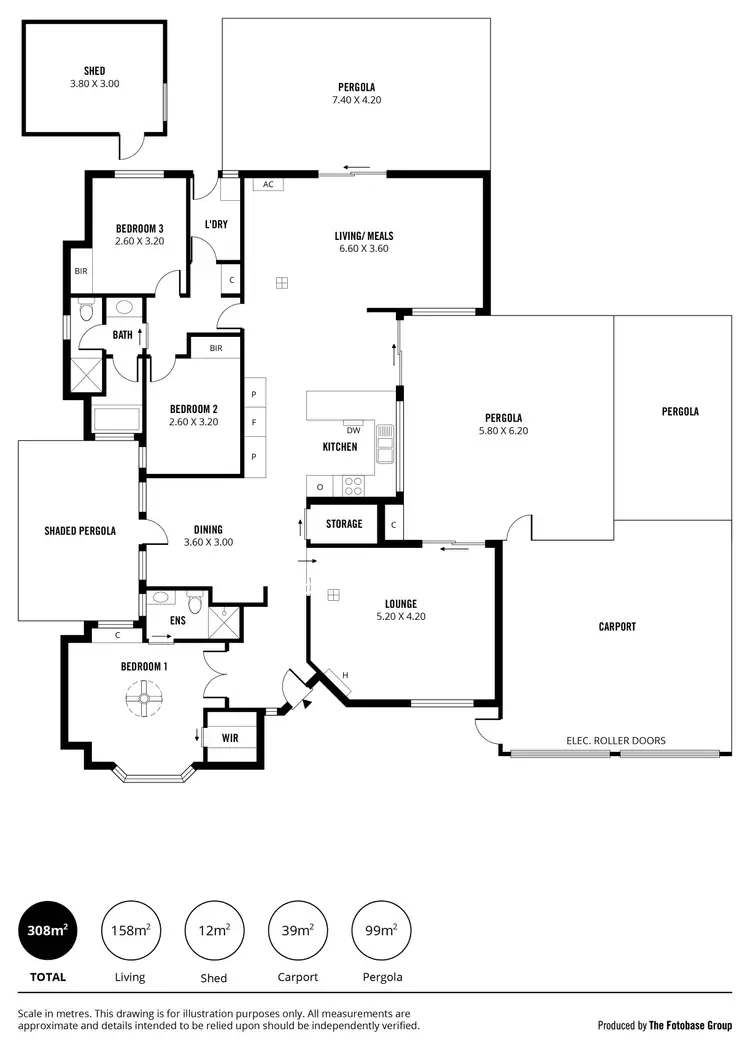 Floorplan of Homely house listing, 31 Rogana Crescent, Hallett Cove SA 5158