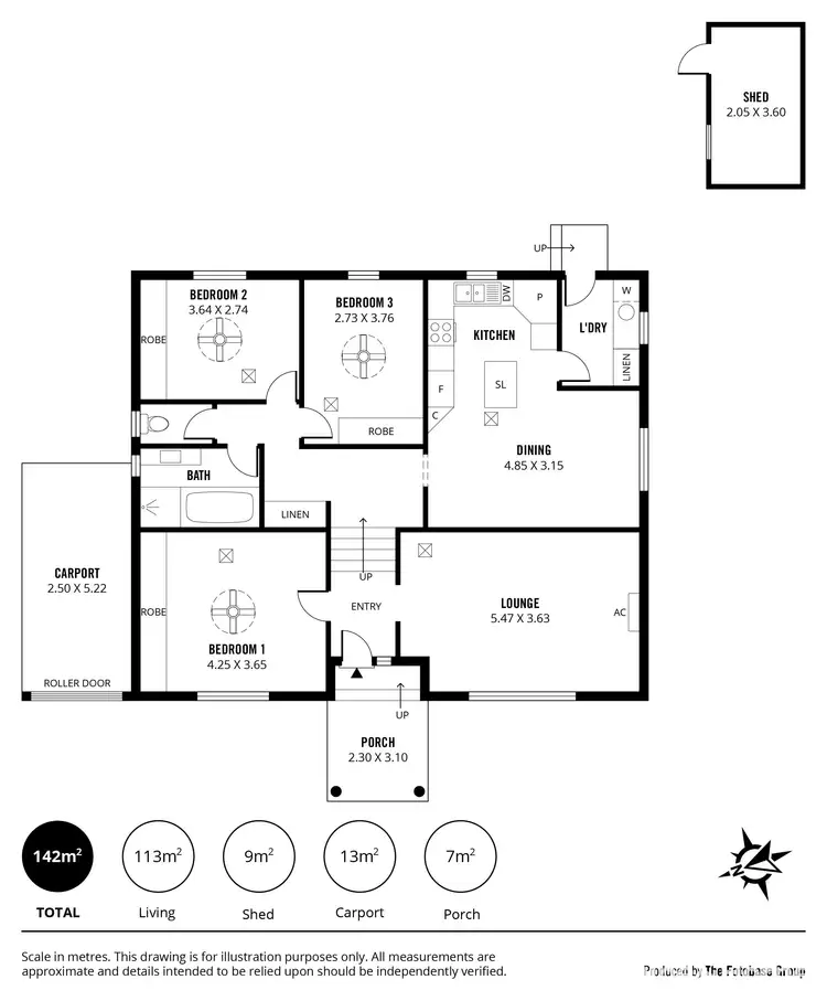 Floorplan of Homely house listing, 8 Pinchbeck Street, Morphett Vale SA 5162
