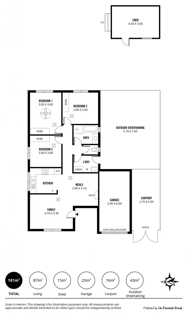 Floorplan of Homely house listing, 2 Bella Court, Morphett Vale SA 5162