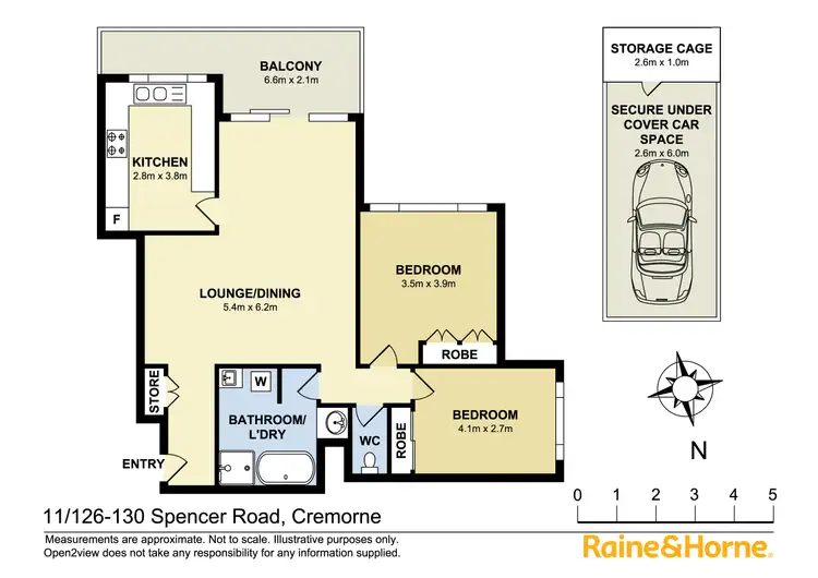Floorplan of Homely apartment listing, 11/126-130 Spencer Road, Cremorne NSW 2090