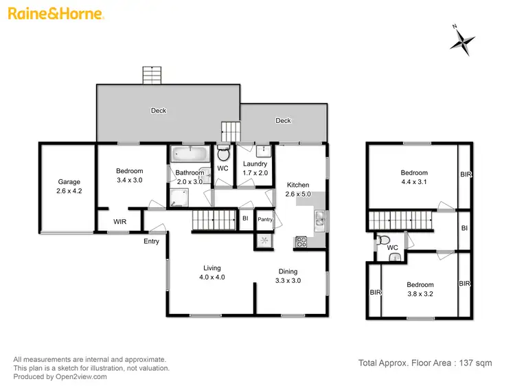 Floorplan of Homely house listing, 34 Buckingham Drive, Howrah TAS 7018