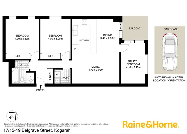 Floorplan of Homely unit listing, 17/15-19 Belgrave Street, Kogarah NSW 2217