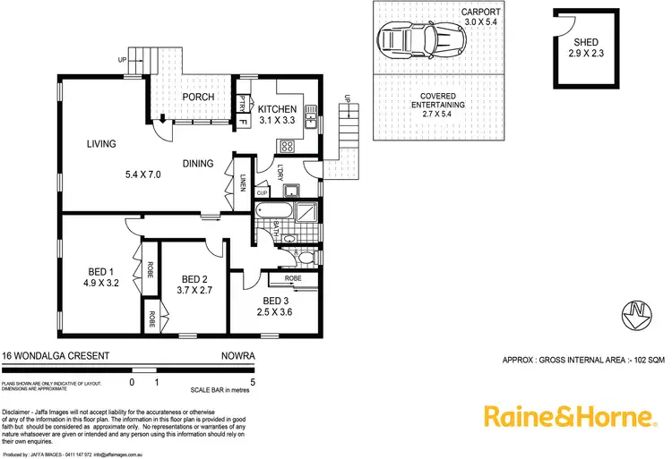 Floorplan of Homely house listing, 16 Wondalga Crescent, Nowra NSW 2541