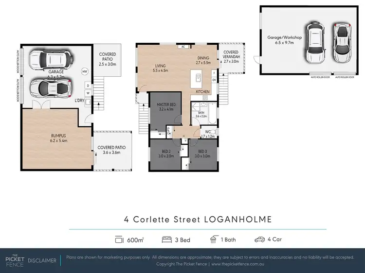 Floorplan of Homely house listing, 4 Corlette St, Loganholme QLD 4129