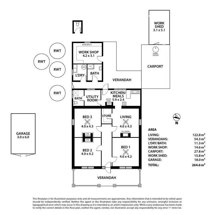 Floorplan of Homely house listing, 4 George Street, Strathalbyn SA 5255