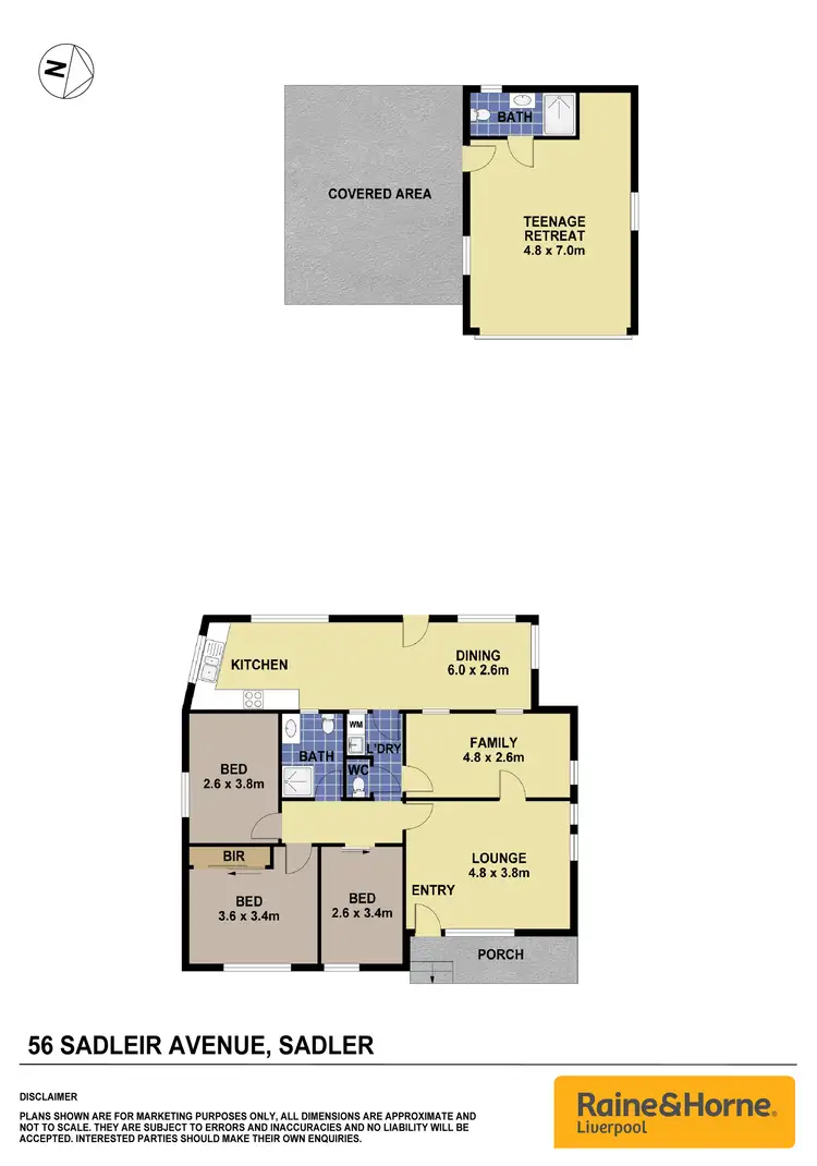 Floorplan of Homely house listing, 56 Sadleir Avenue, Sadleir NSW 2168