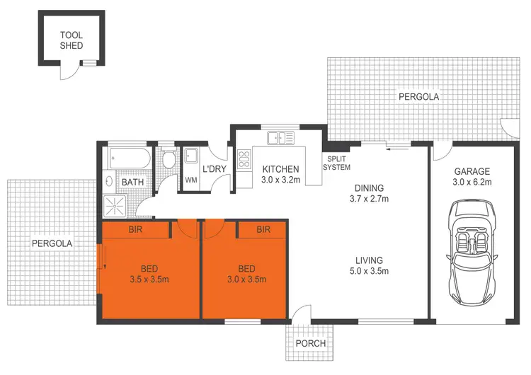 Floorplan of Homely unit listing, Unit 2/150 Fenchurch Street, Goolwa SA 5214