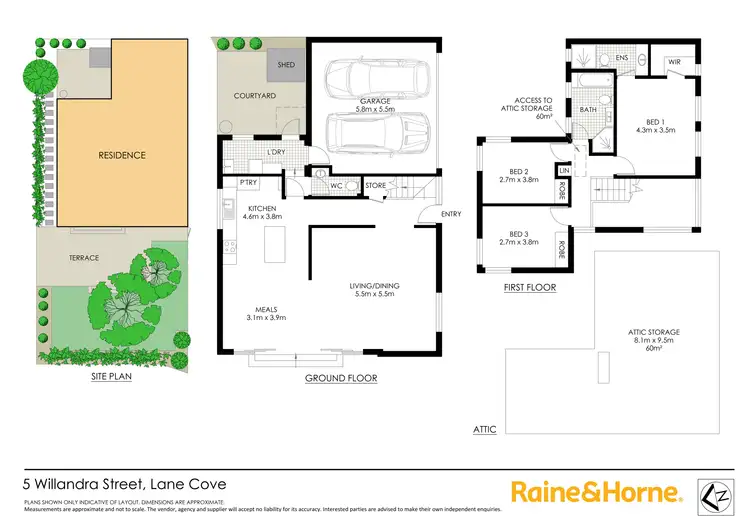 Floorplan of Homely house listing, 5 Willandra Street, Lane Cove NSW 2066