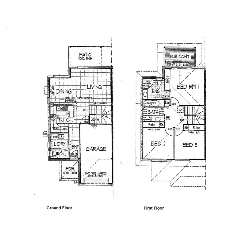 Floorplan of Homely townhouse listing, 5/6-32 University Drive, Meadowbrook QLD 4131