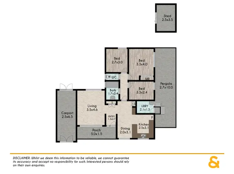 Floorplan of Homely house listing, 33 Henry Lawson Avenue, Werrington County NSW 2747
