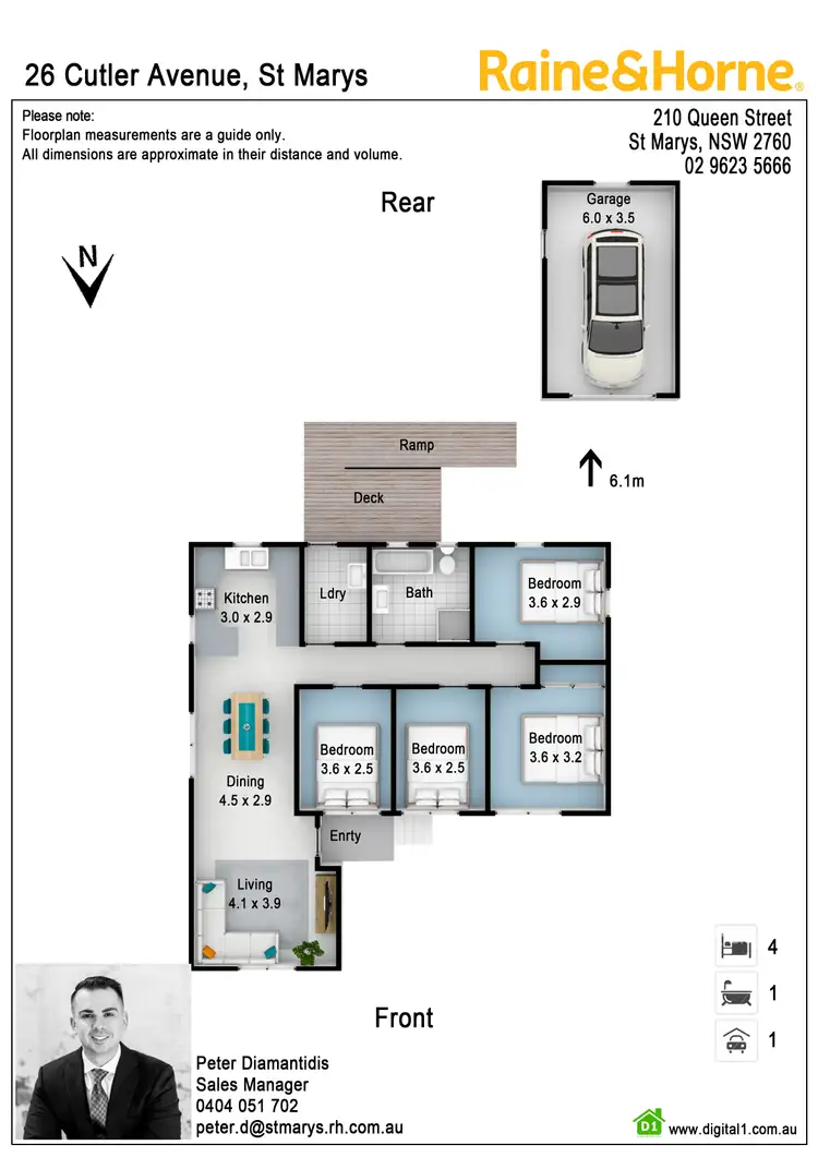 Floorplan of Homely house listing, 26 Cutler Avenue, St Marys NSW 2760