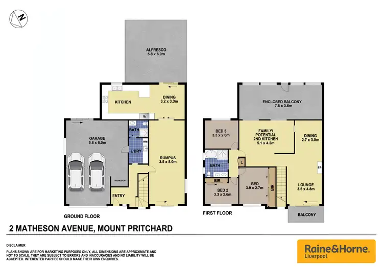 Floorplan of Homely house listing, 2 Matheson Avenue, Mount Pritchard NSW 2170