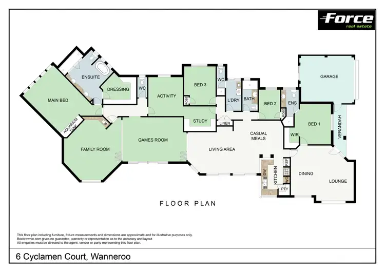 Floorplan of Homely house listing, 6 Cyclamen Court (Timberlands), Wanneroo WA 6065