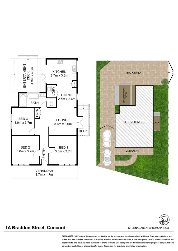Floorplan of Homely house listing, 1a Braddon Street, Concord NSW 2137