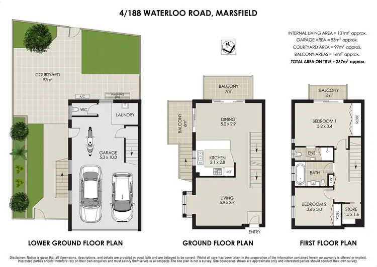 Floorplan of Homely townhouse listing, 4/188 Waterloo Road, Marsfield NSW 2122