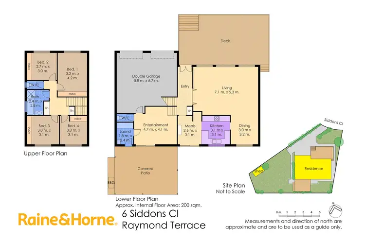 Floorplan of Homely house listing, 6 Siddons Close, Raymond Terrace NSW 2324