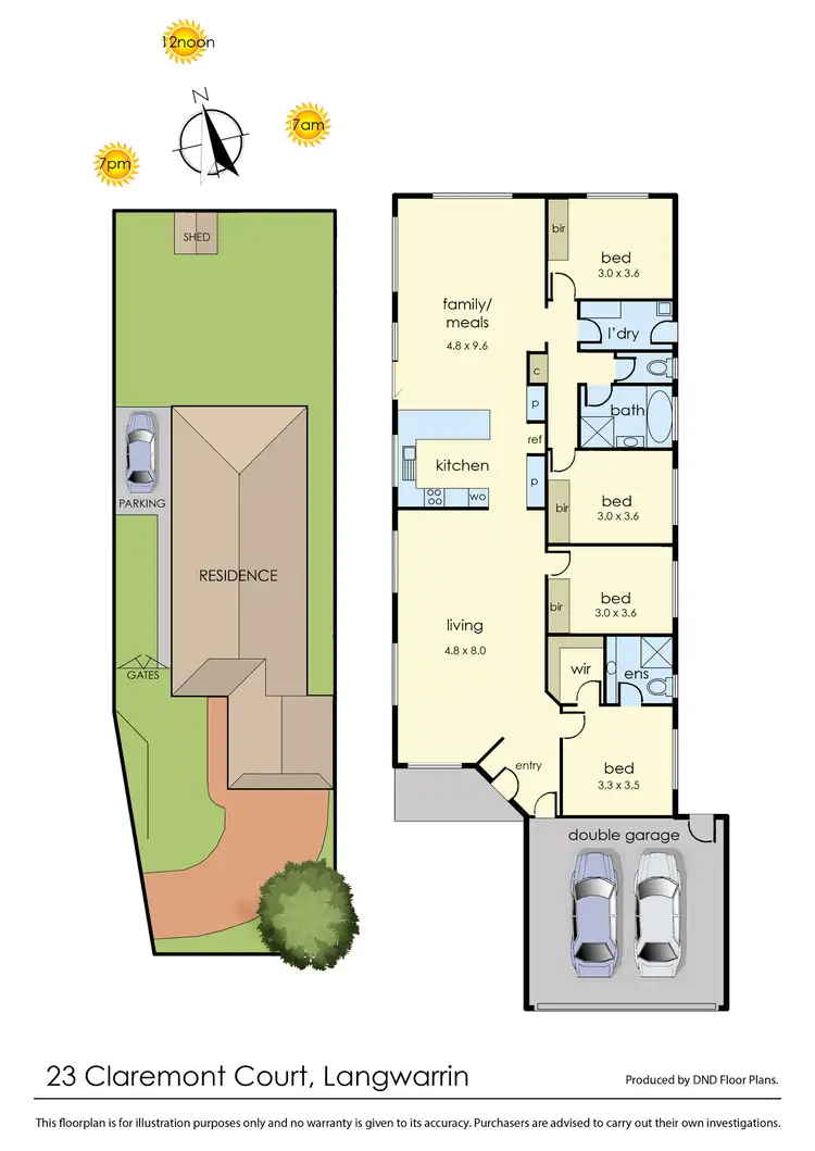 Floorplan of Homely house listing, 23 Claremont Court, Langwarrin VIC 3910